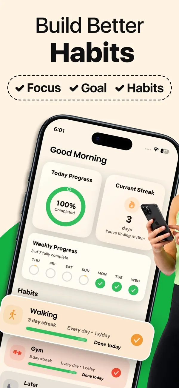 Daily Habit Tracker screenshot 1 of 4