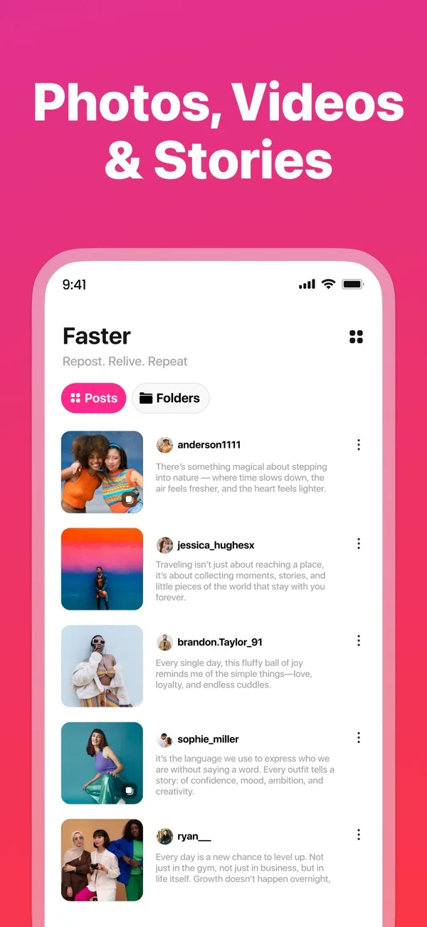Faster Repost Story & Reels screenshot 2 of 6