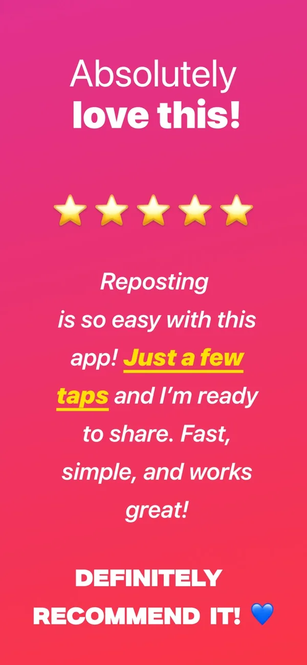 Faster Repost Story & Reels screenshot 6 of 6