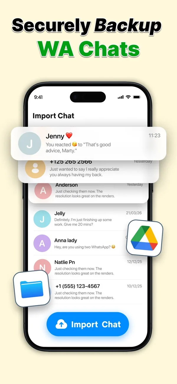 WA Chat Backup screenshot 1 of 7